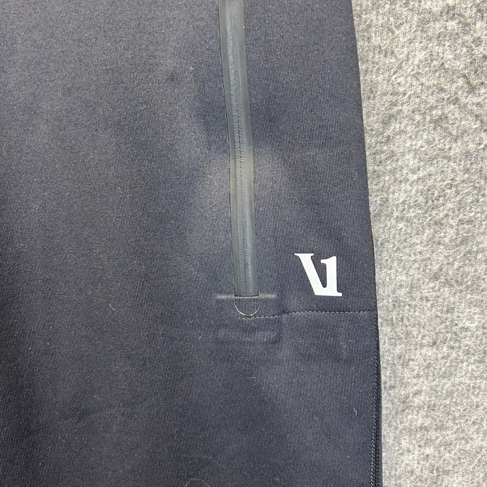 Vuori Sunday Performance Joggers Mens Large Black V416 Tapered Sweatpants Zip - Picture 8 of 8